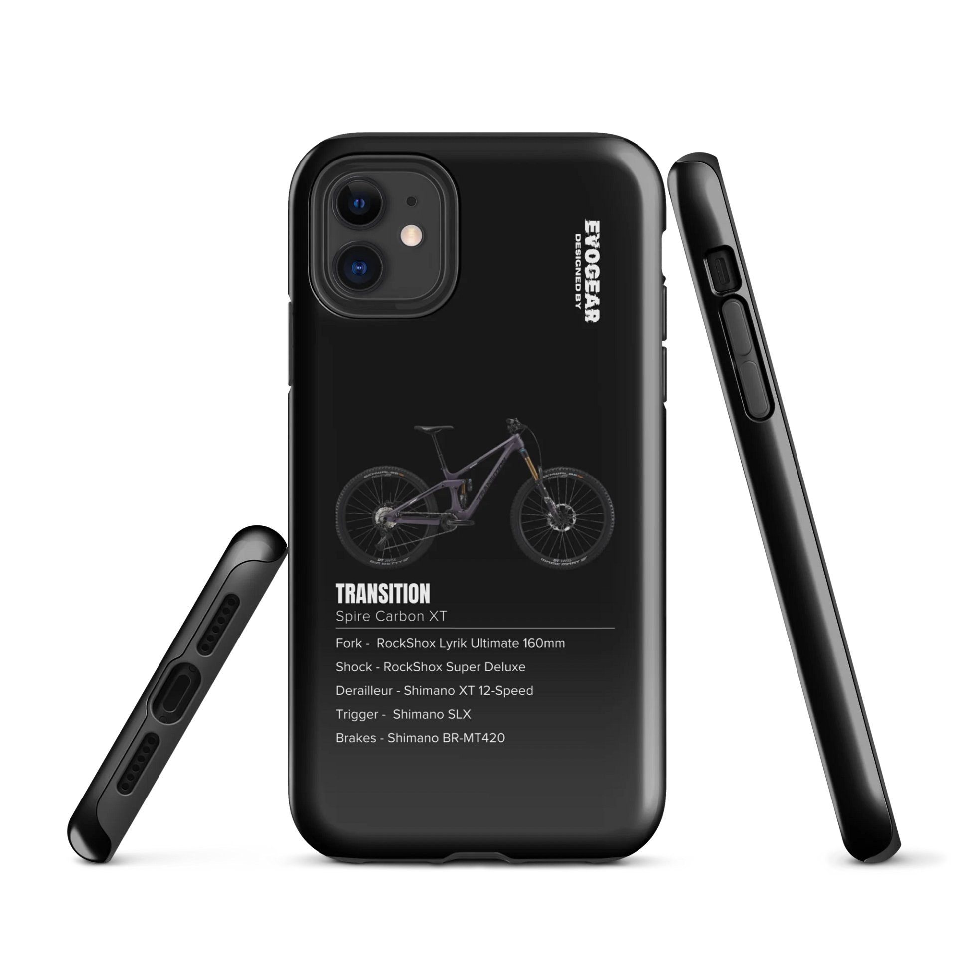 Black Transition Spire XT iPhone Case product image (1)