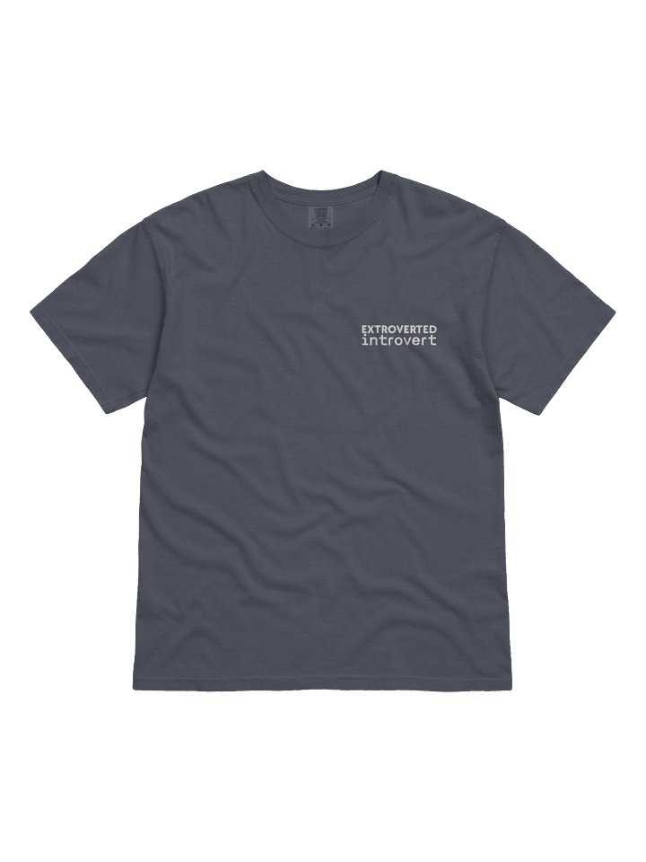 extroverted introvert - printed tee product image (81)