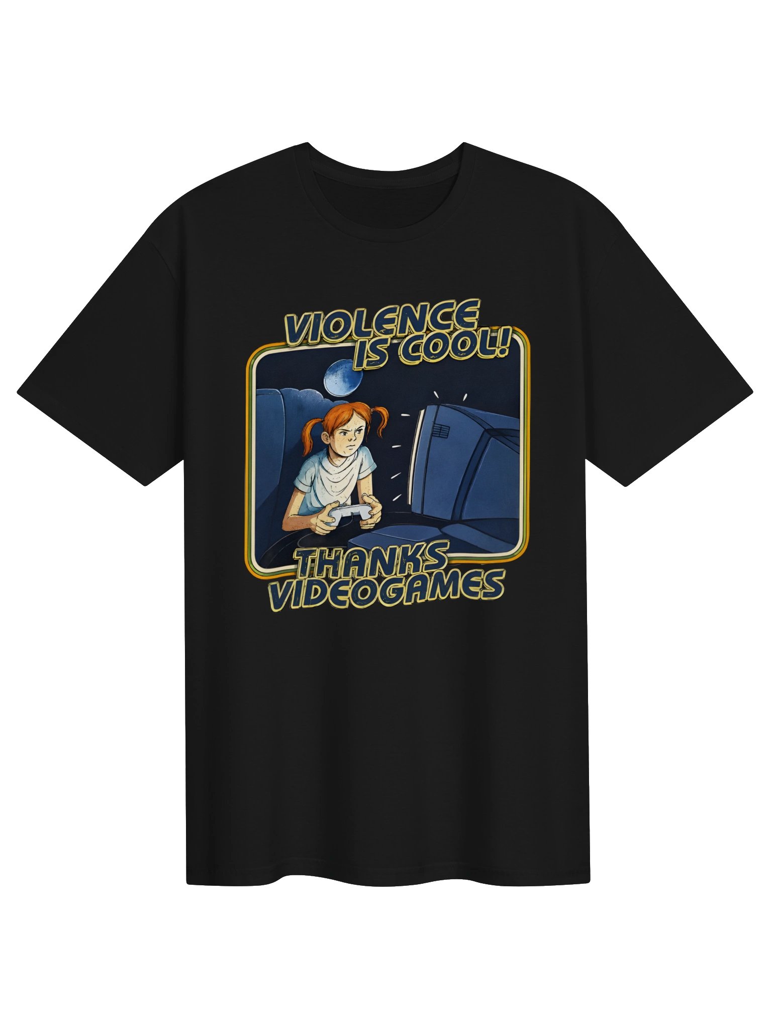 Cal Hampton Violence Is Cool T-Shirt - GTA VI product image (1)