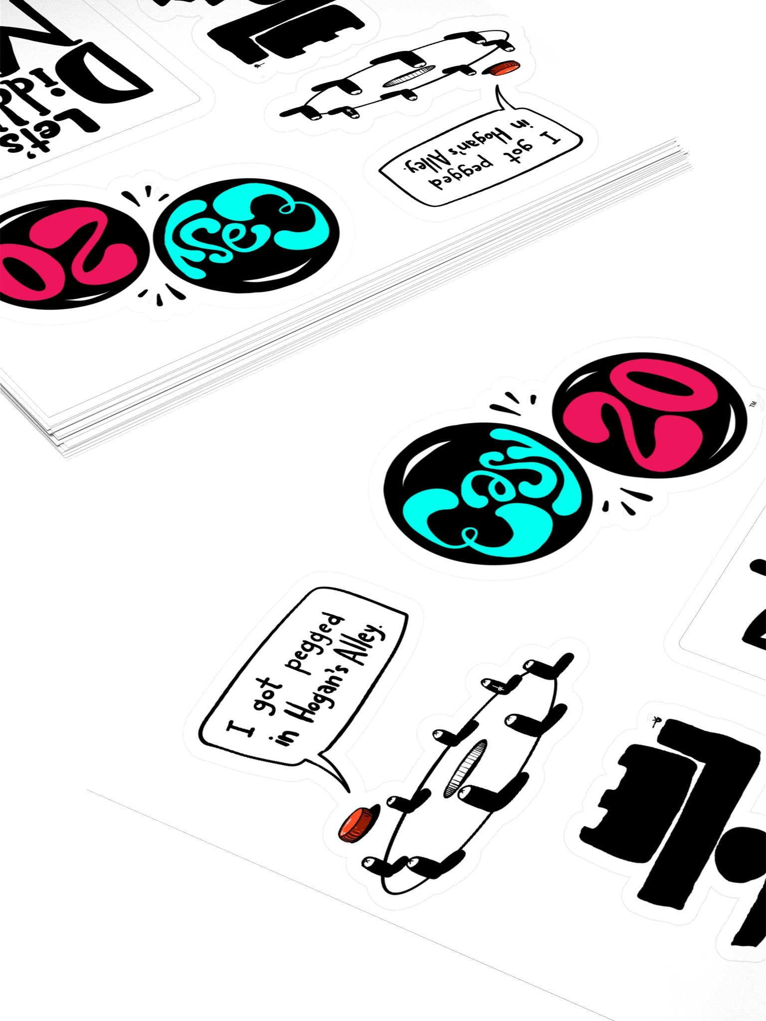 Crokinole Sticker Set V2 product image (2)
