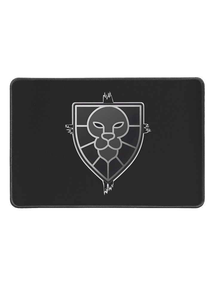 Lion Shield Small Desk Pad (Black) product image (1)