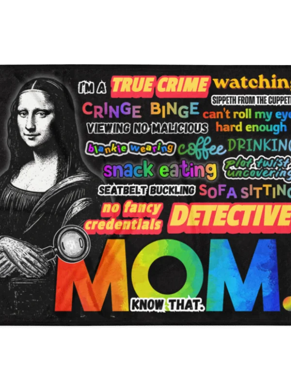 True Crime Mom Blanket Gift Cozy Throw product image (34)