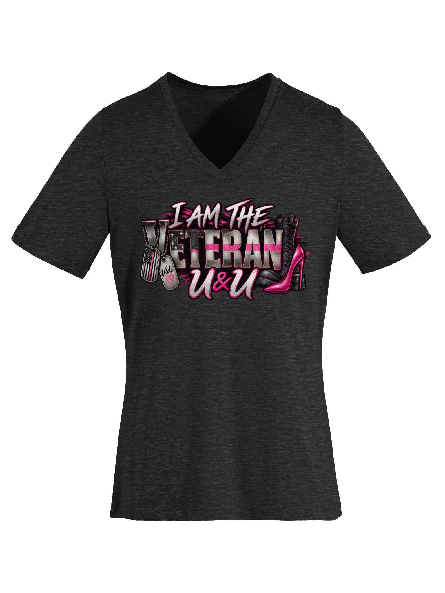 I am the Veteran V-Neck Tee product image (5)
