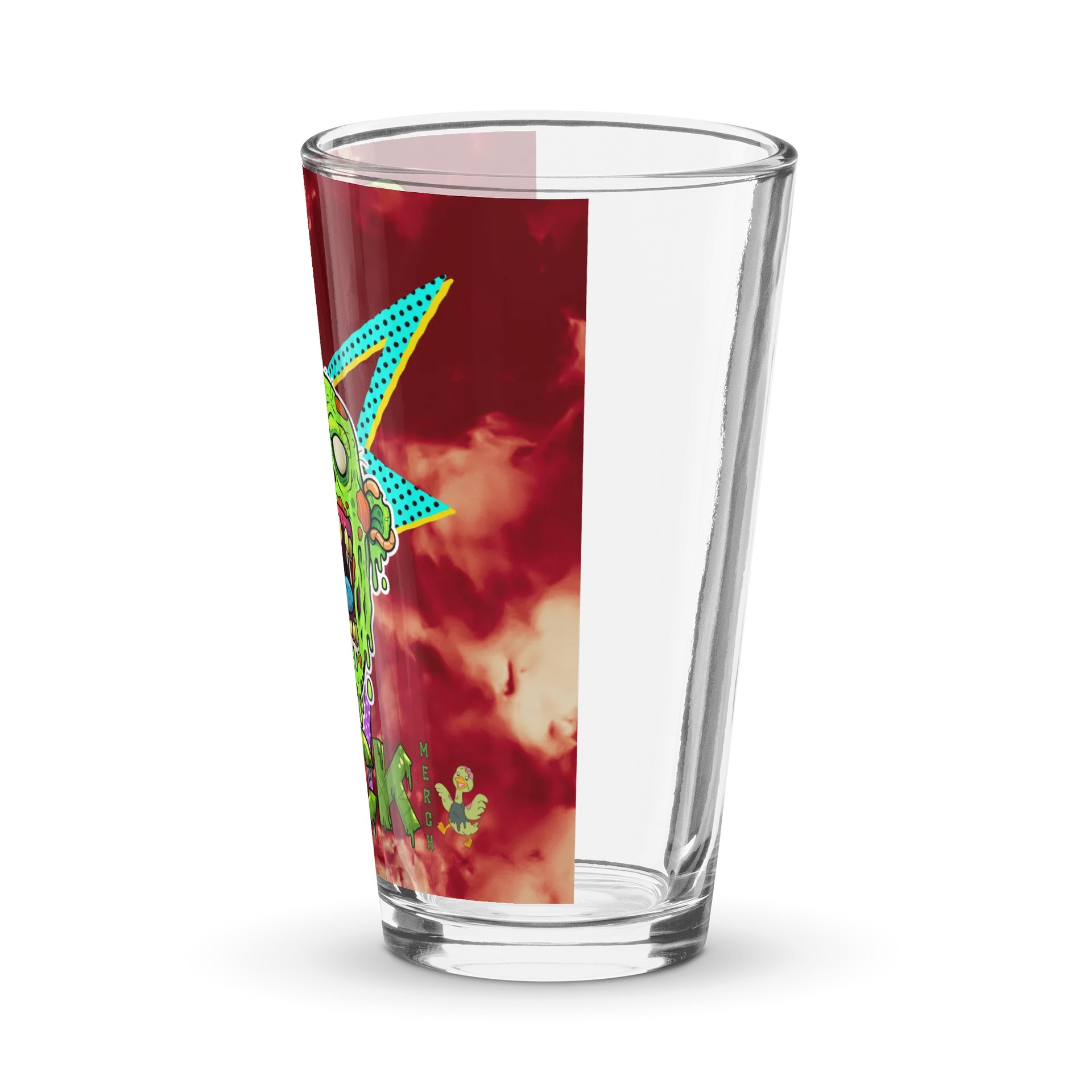 Odd Duck Merch Zombie Pint Glass product image (4)