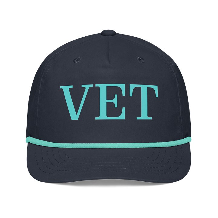 Turquoise VET Golf Rope Cap product image (1)