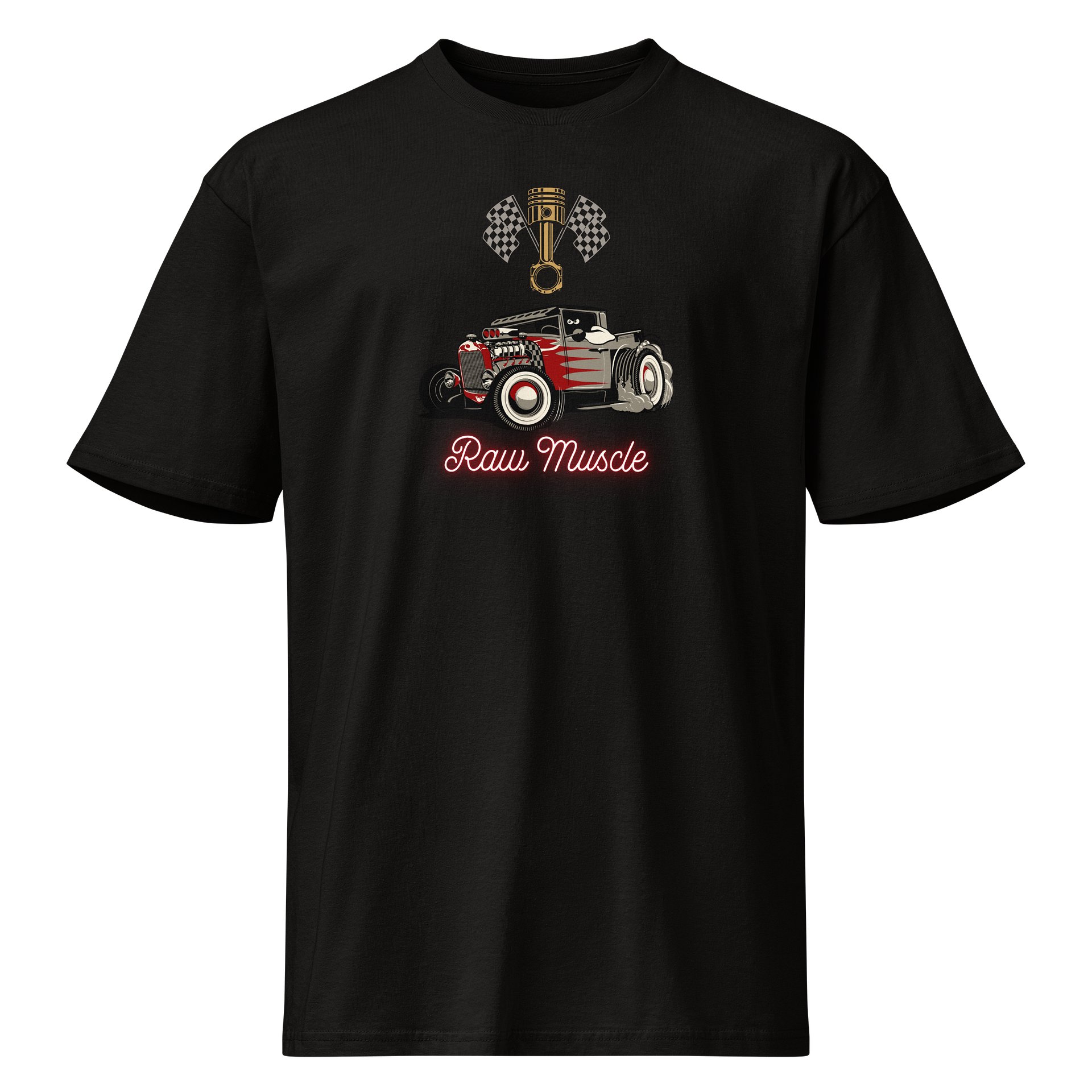 Raw Muscle Blk Tee product image (1)