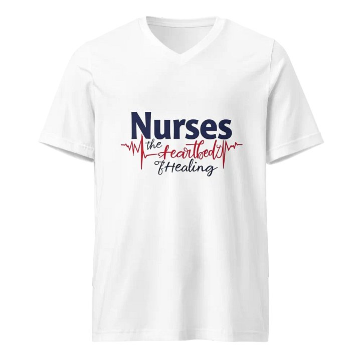 Heartbeat of Healing V-Neck Tee product image (1)