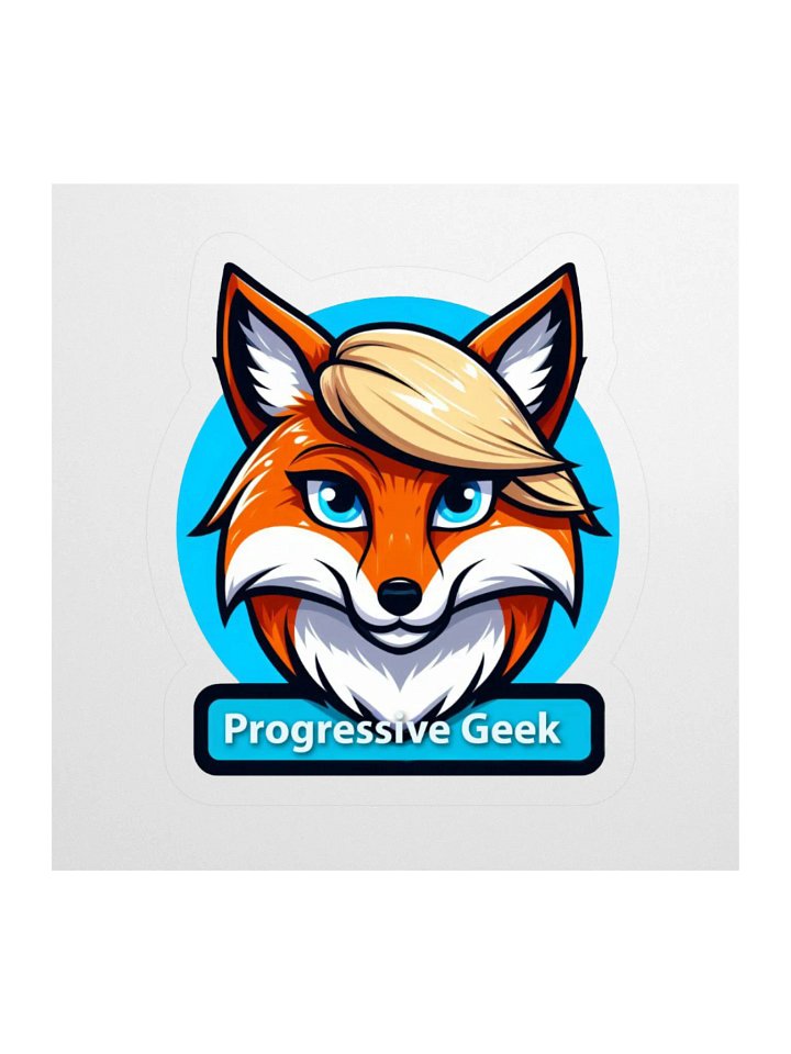 Progressive Geek Logo Stickers product image (1)