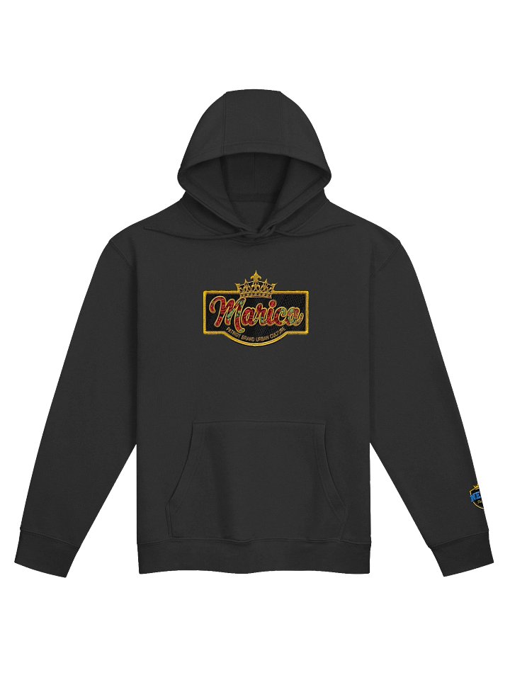 Regal Floral Crown Patch Pullover Hoodie product image (2)