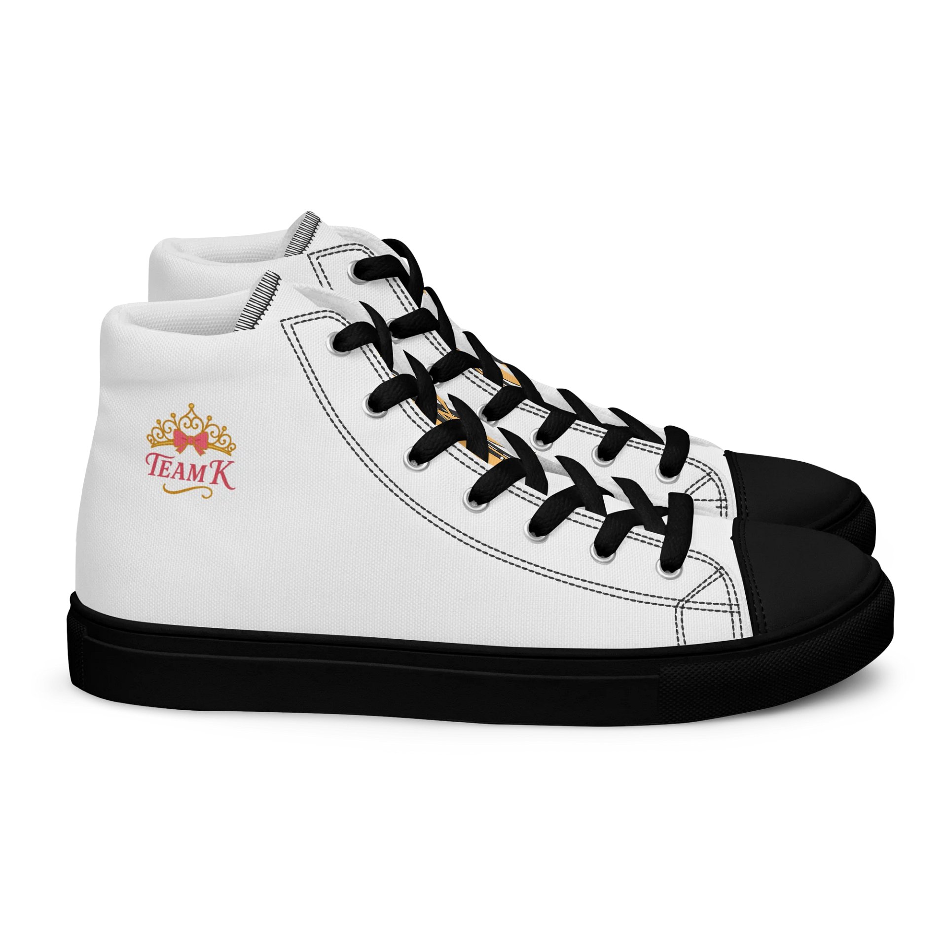 Team K (V-1) Women's High Top Canvas Shoes product image (2)