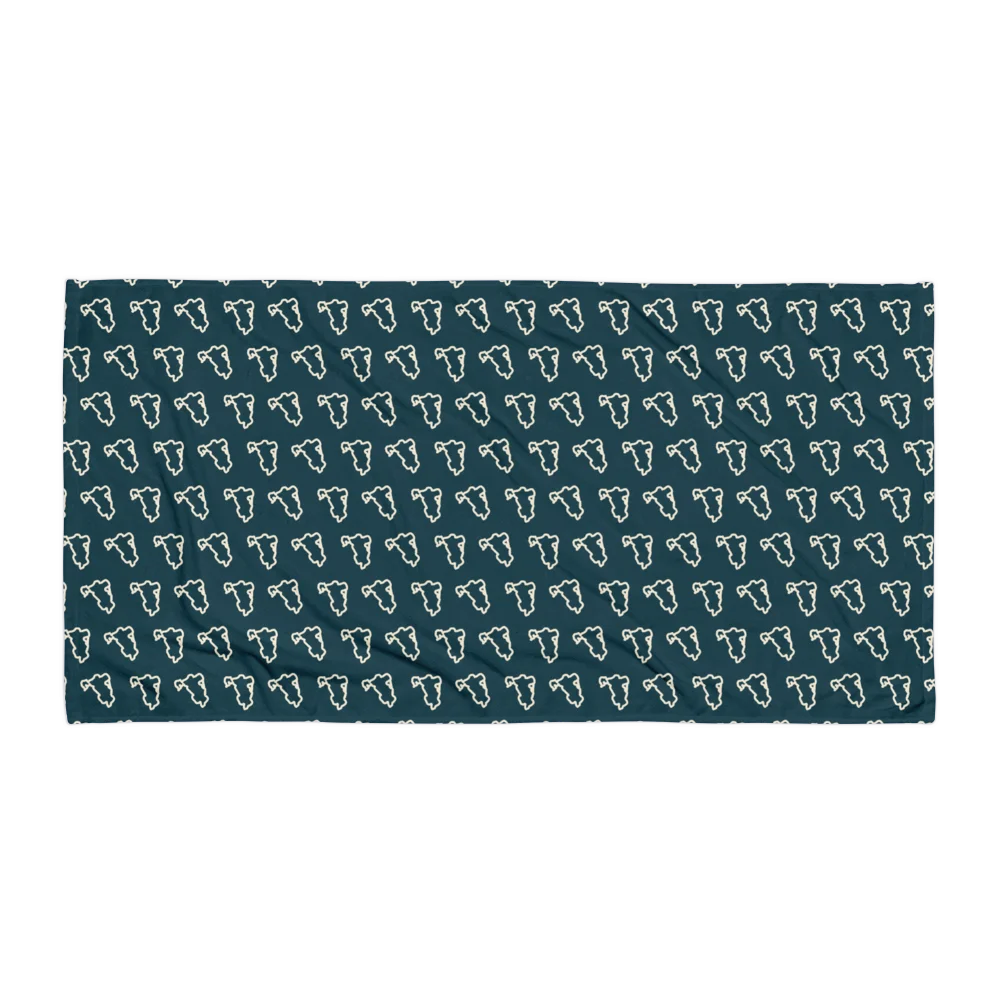 Lake Lines Beach Towel product image (1)