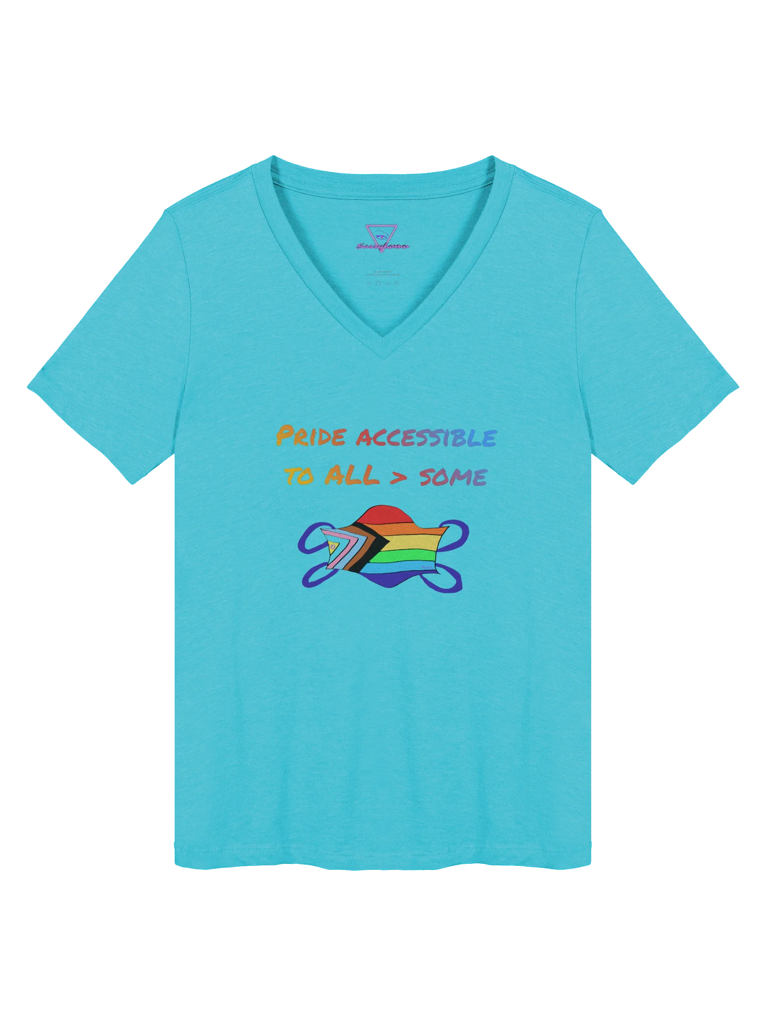 Pride Accessible to All > Some V-neck tee product image (1)