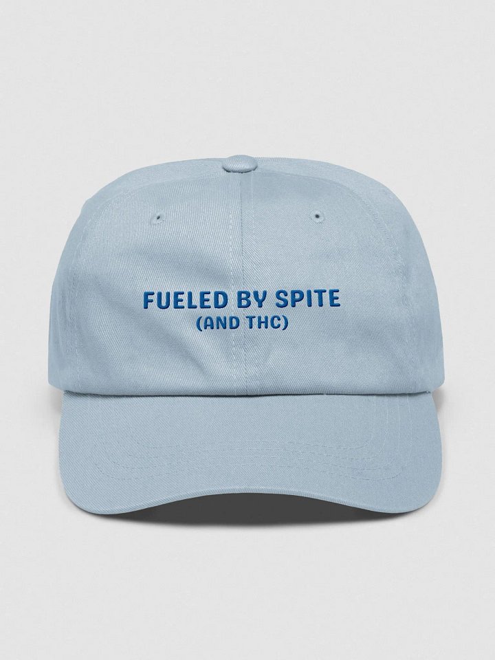 FUELED BY SPITE (royal thread) embroidered classic dad hat product image (9)