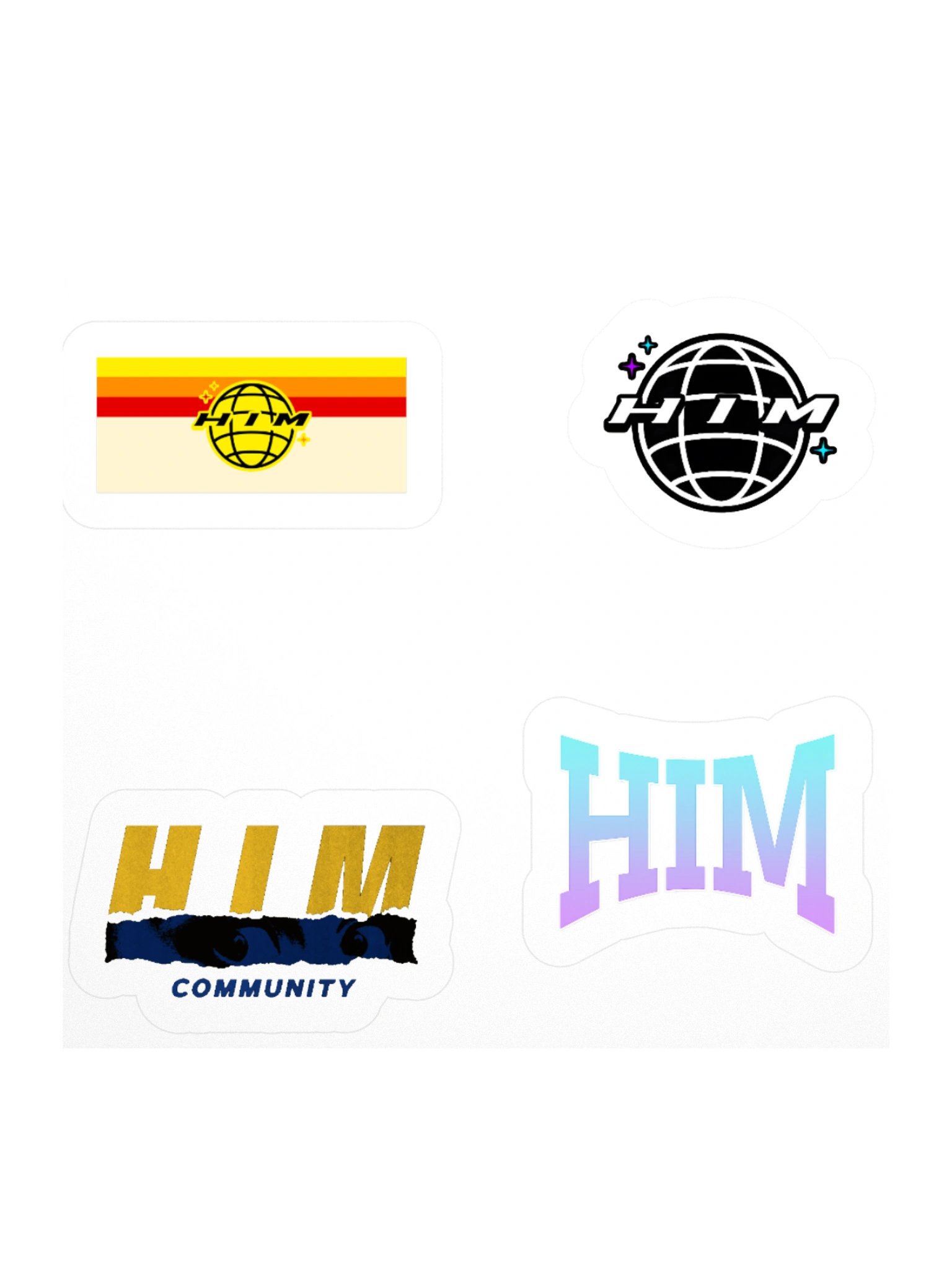 HIM Logo(s) Sticker Pack product image (1)