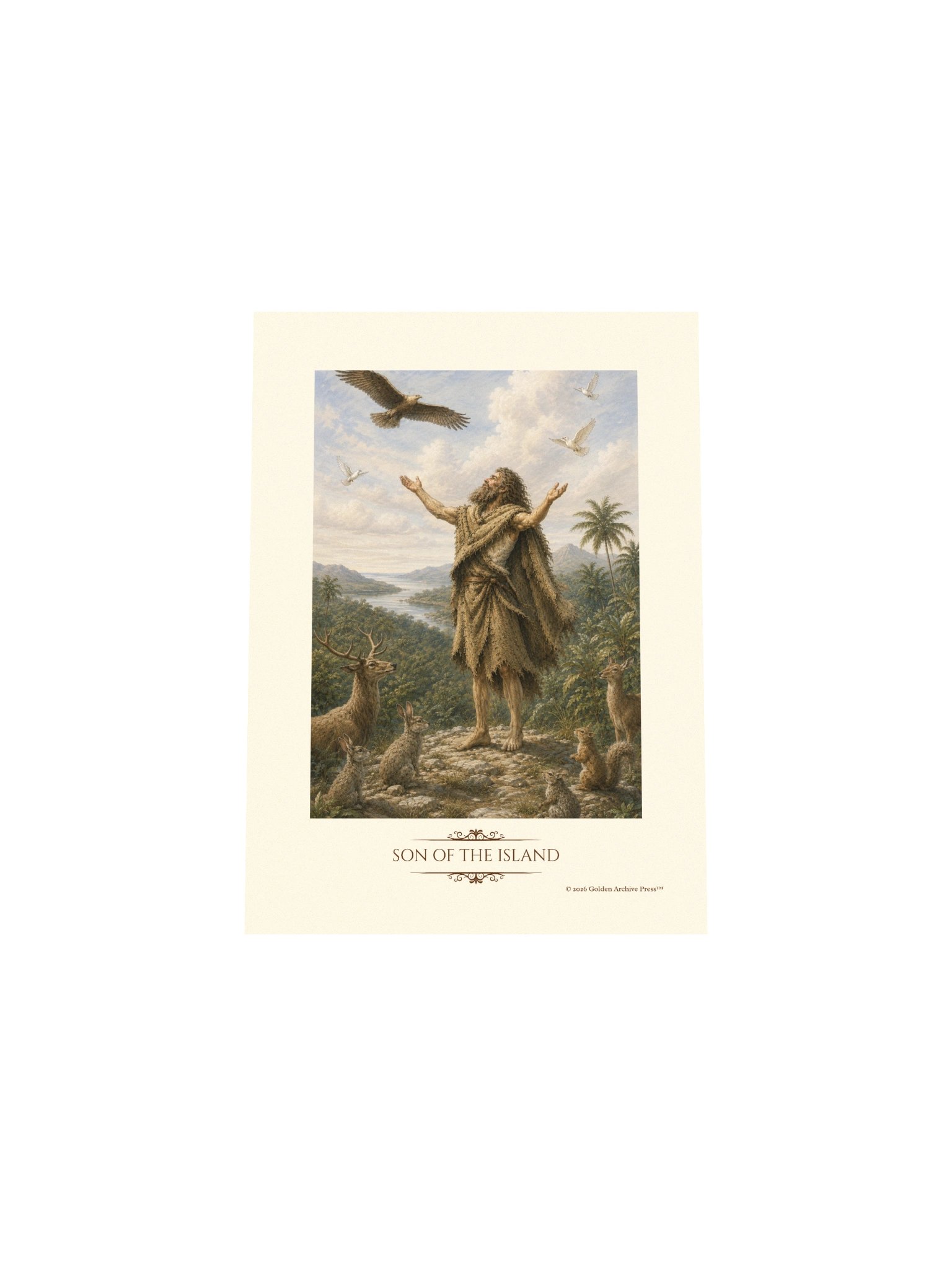 Son of the Island — Naturalist Art Print (Man and Nature) product image (28)