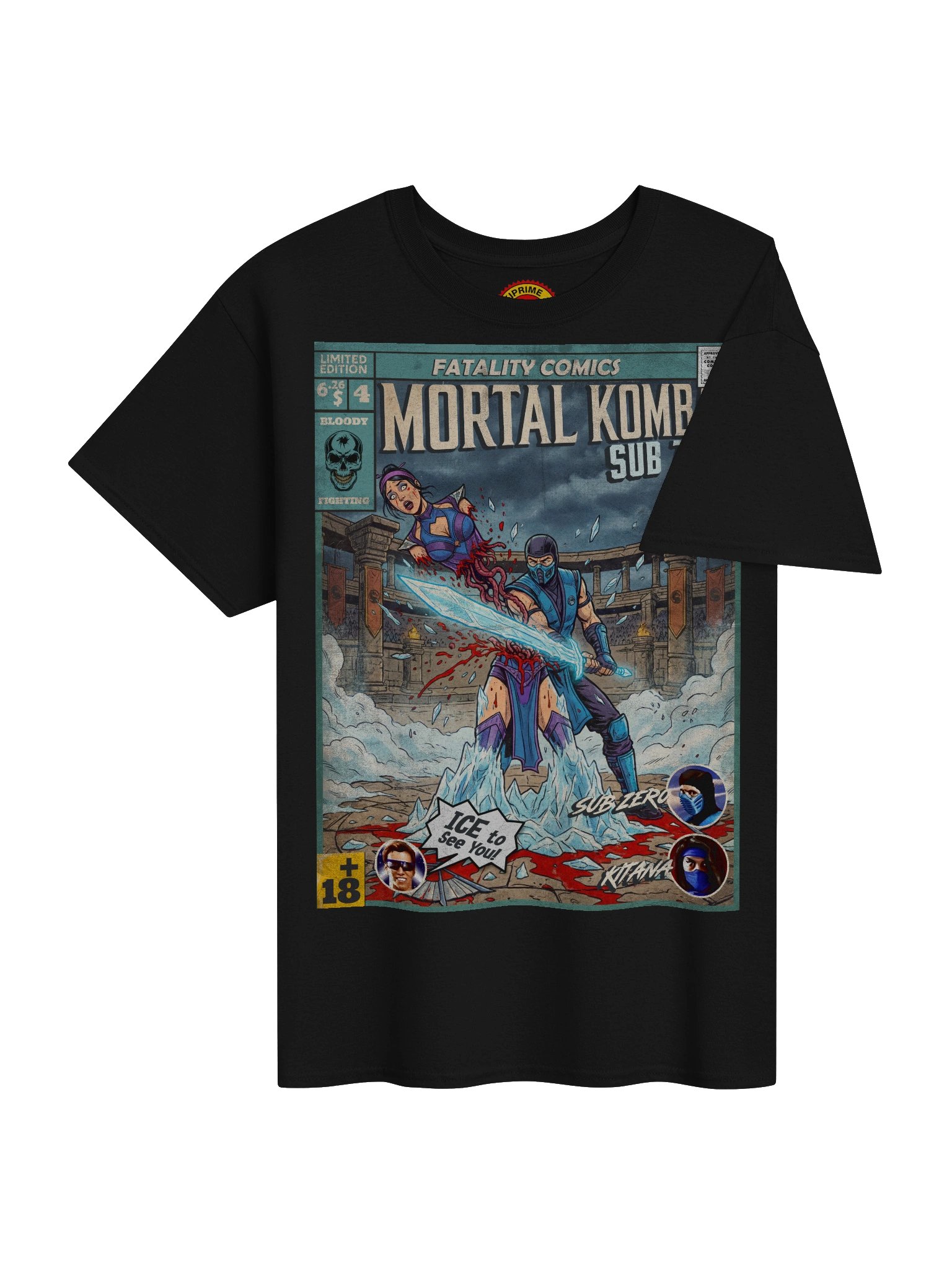 Mortal Kombat Sub-Zero Comic Art T-Shirt product image (4)