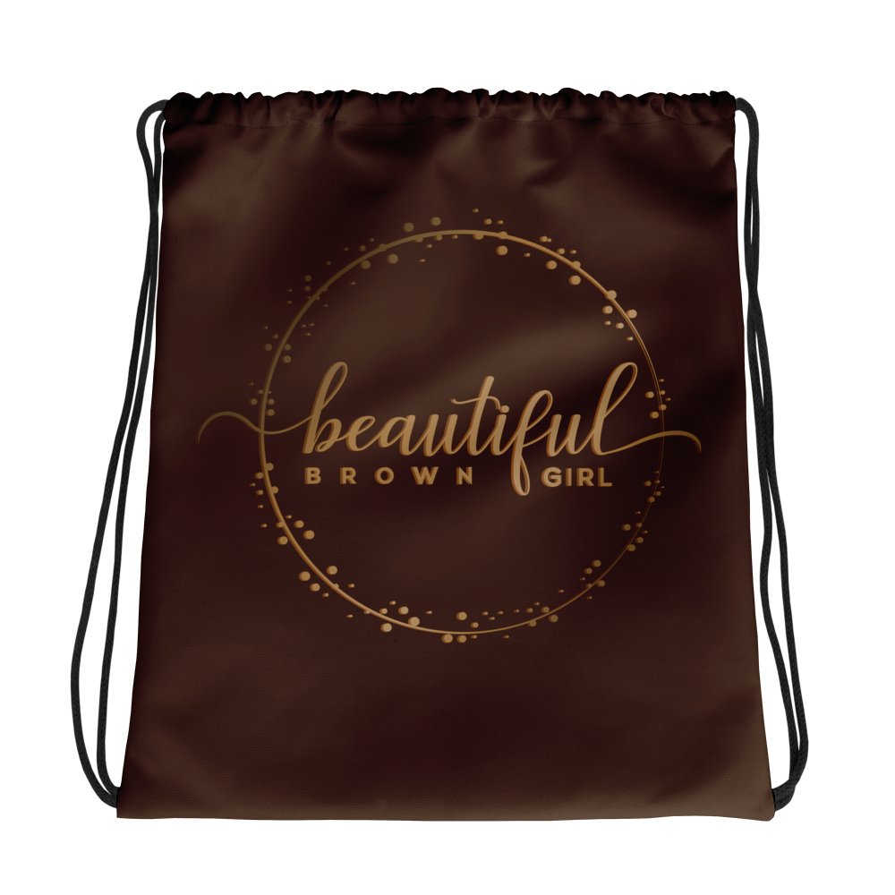 Beautiful Brown Girl Signature Drawstring Bag product image (2)