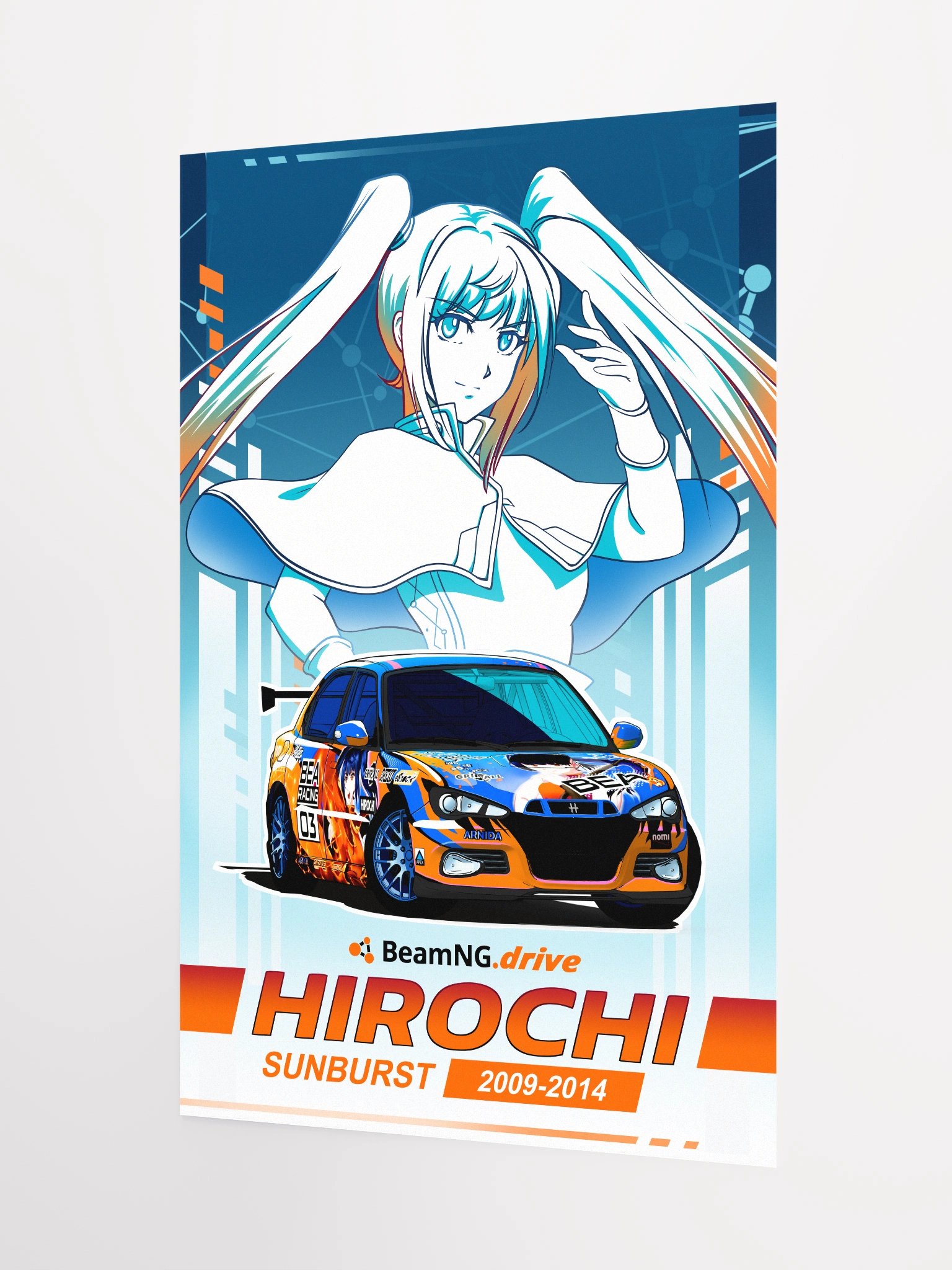 Itasha Livery Stylized Poster product image (3)