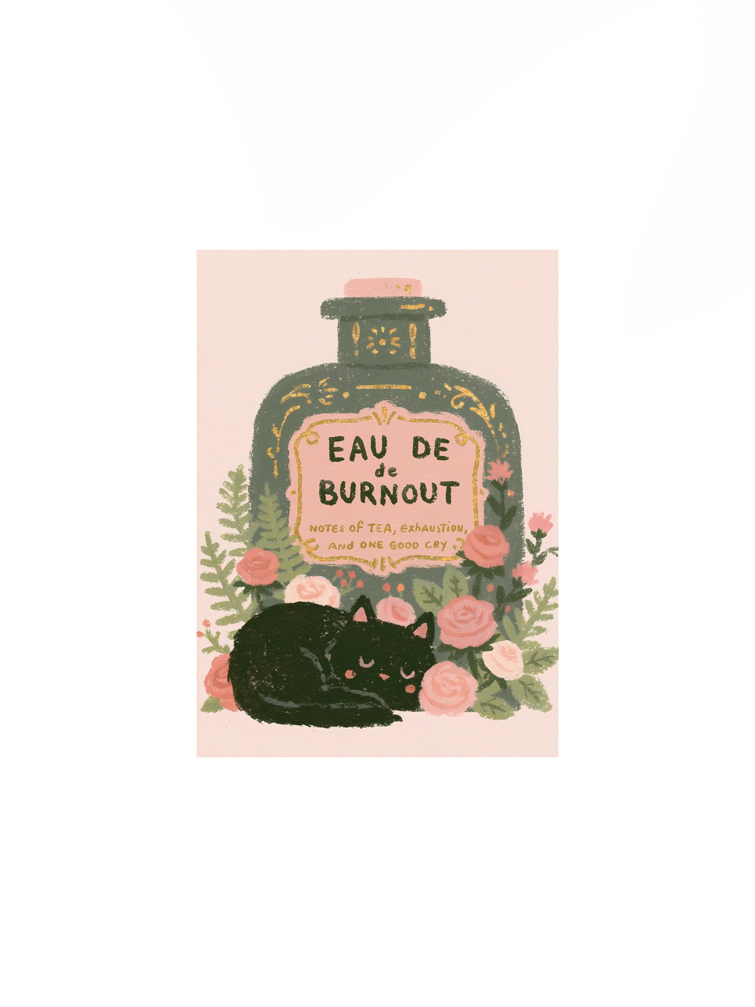 Eau De Burnout Cat Perfume Poster product image (1)