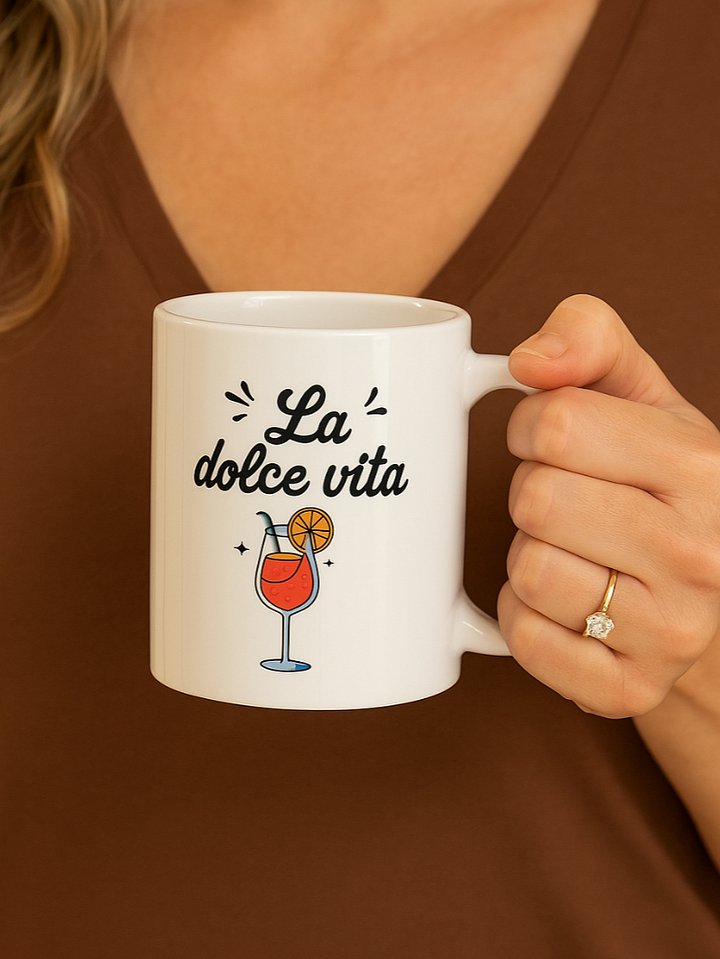 La Dolce Vita Italian Mug (100% Ceramic) product image (1)