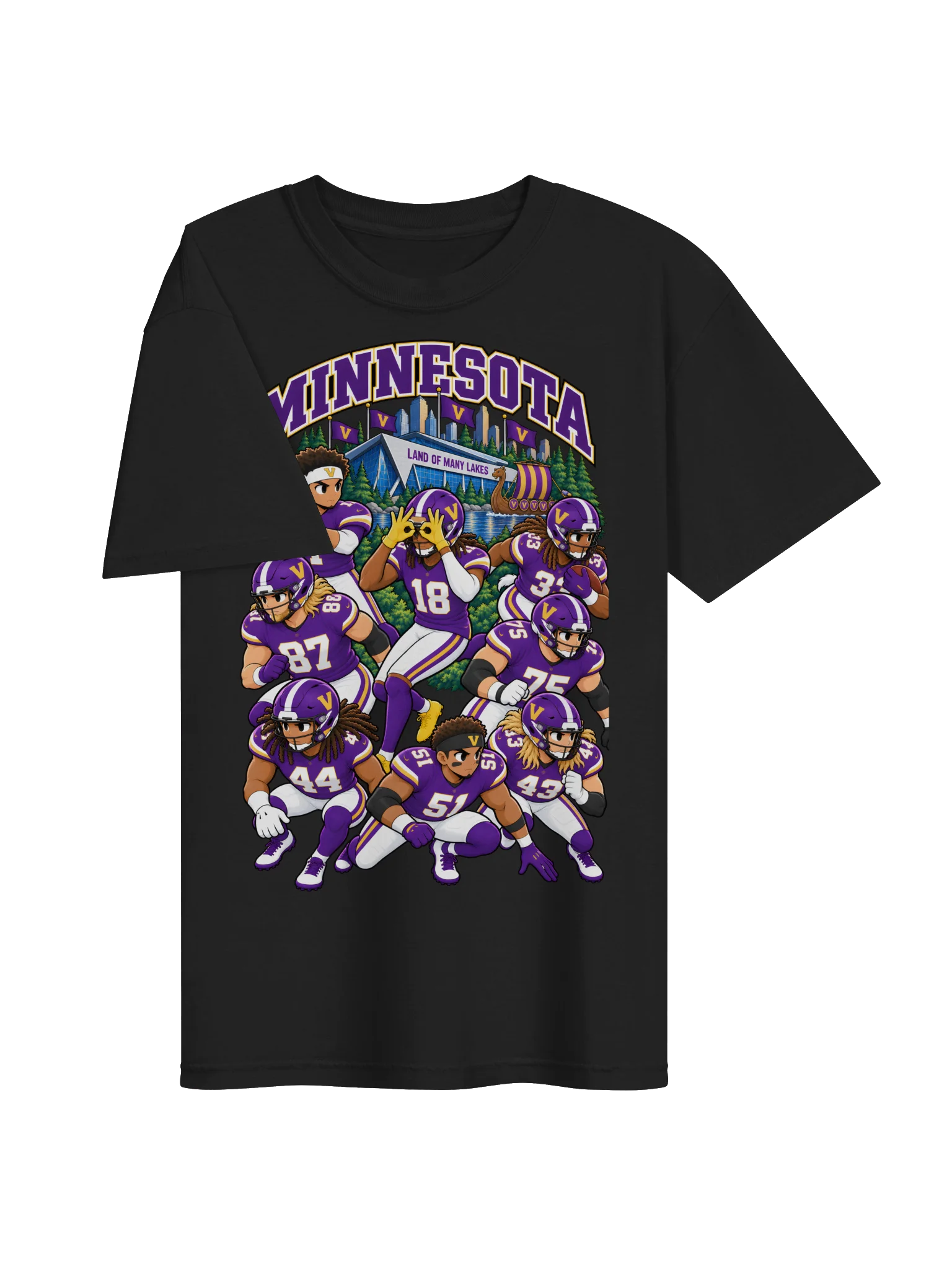 Minnesota Football 2026 Animated Player T-Shirt product image (10)