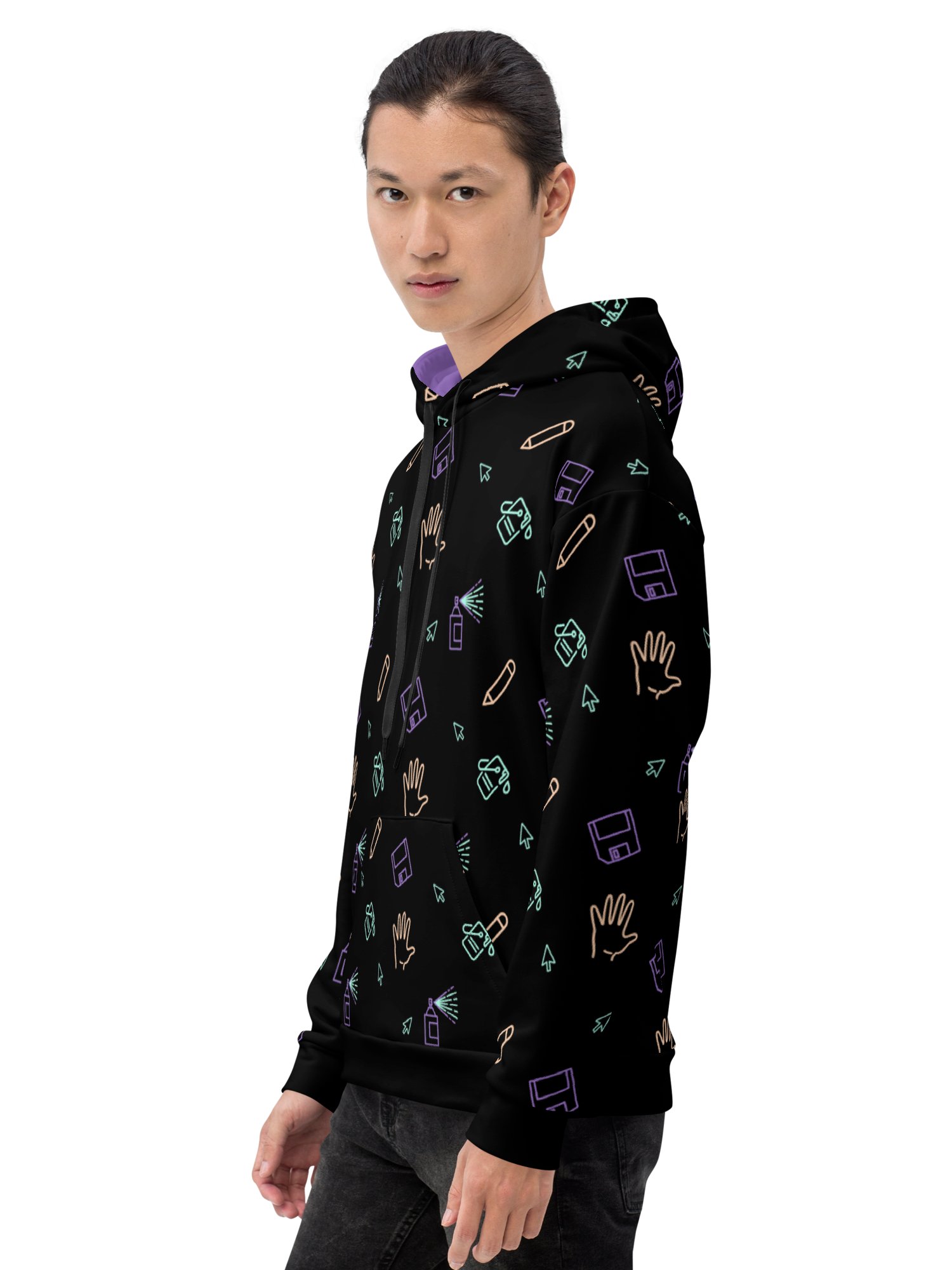 Computer Lab print classic hoodie product image (1)