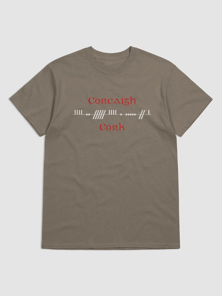 Cork/Corcaigh Scholastic style Ogham Printed T-shirt product image (1)