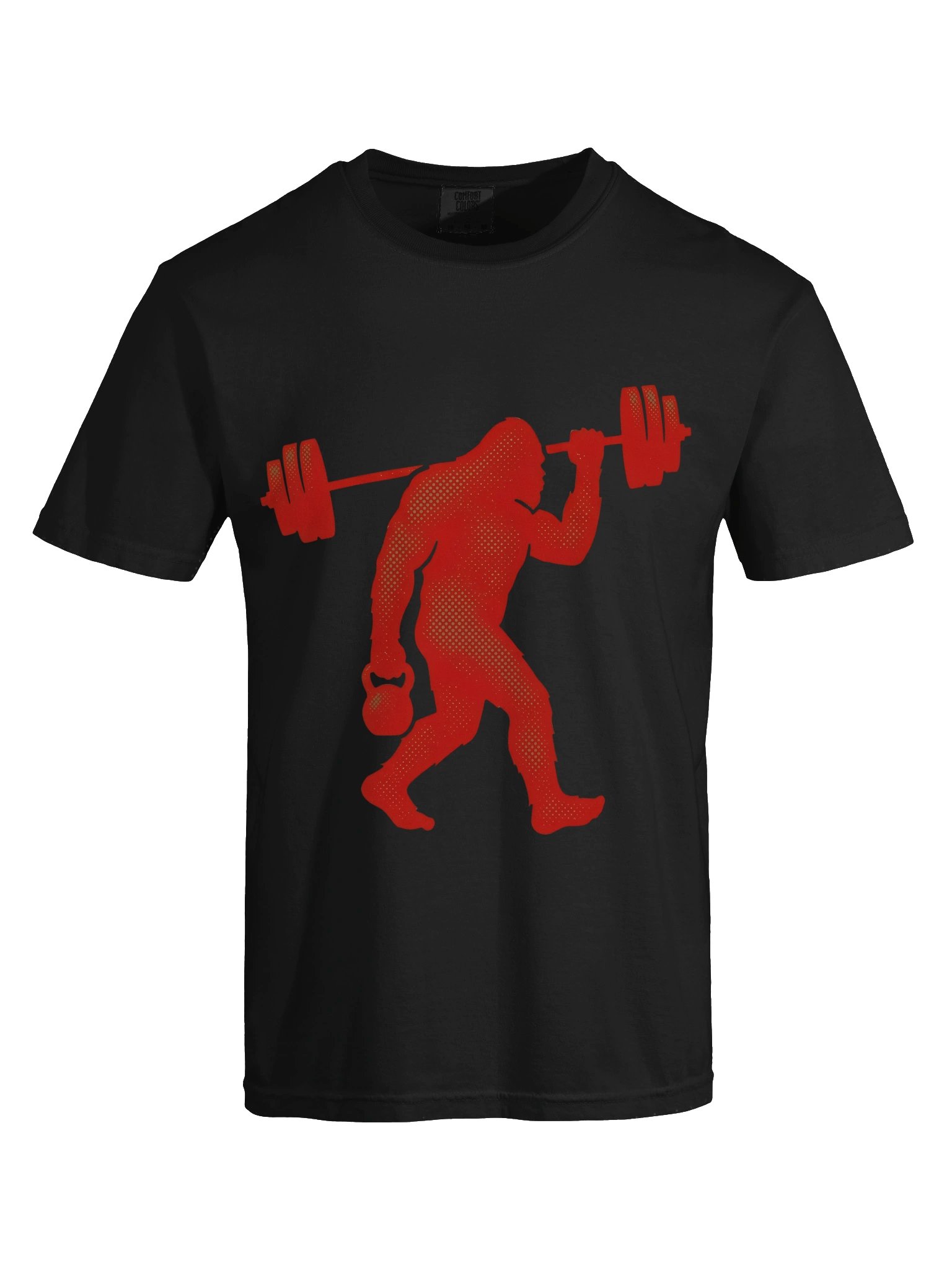 Sasquatch Strength Gym T-Shirt | Bigfoot Weightlifting Silhouette Tee product image (17)