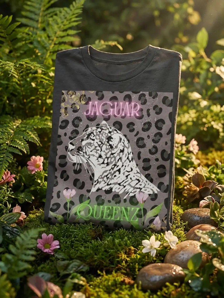 Neon Jaguar Queenz Tee product image (3)