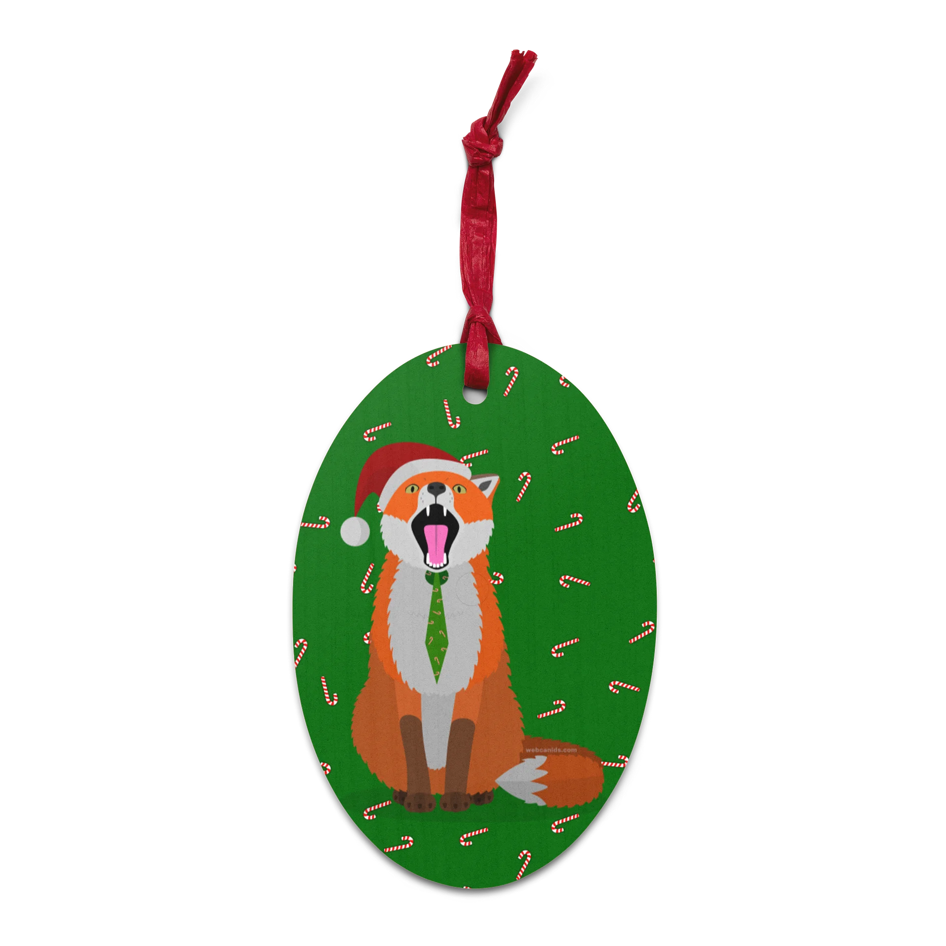 Holiday Foxxo Wooden Ornament product image (3)