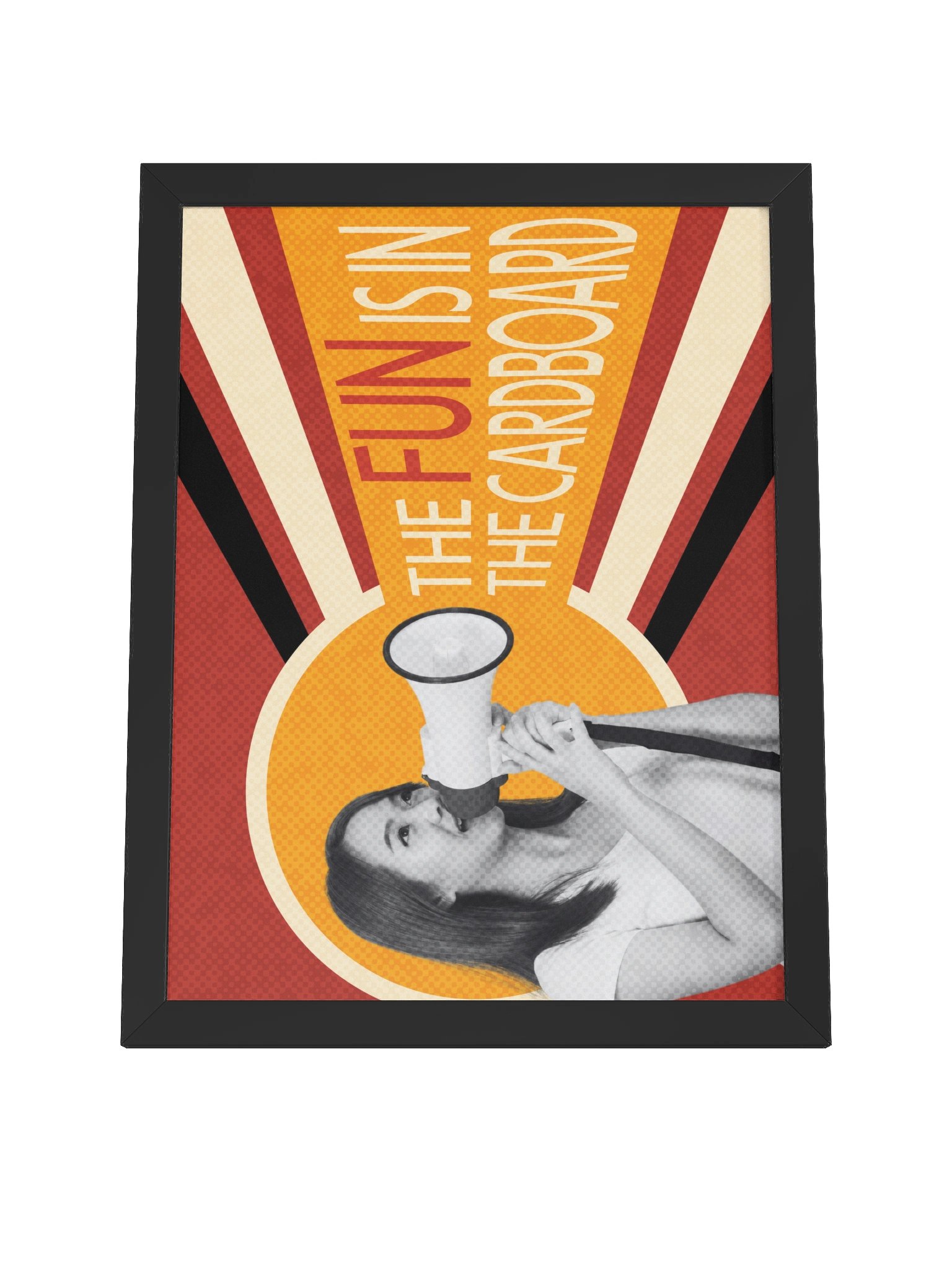 Retro Russian Propaganda Style Board Game Room Poster - FRAMED product image (14)