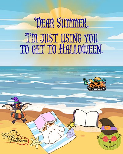 We've got this, spooky friends. Only four months to go! 🎃🖤