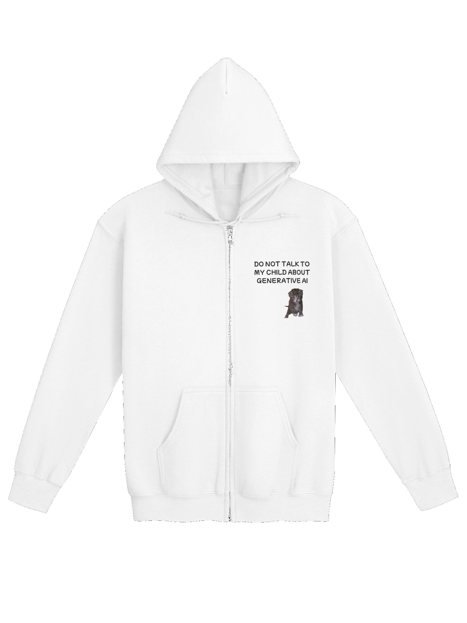 Do Not Talk to My Child About Generative AI Zip Hoodie product image (33)