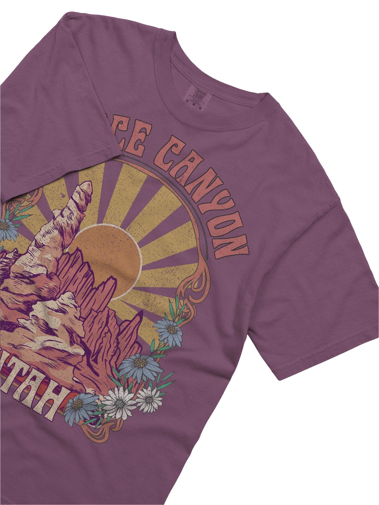 Bryce Canyon Utah Shirt – Vintage Hoodoo Rock Formation Retro Sunset Travel Tee product image (5)