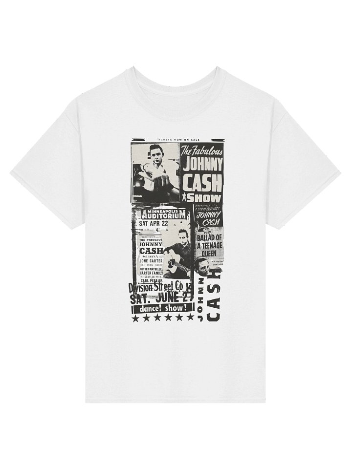 Johnny Cash - Fabulous Johnny Cash Show White - T-Shirt product image (3)