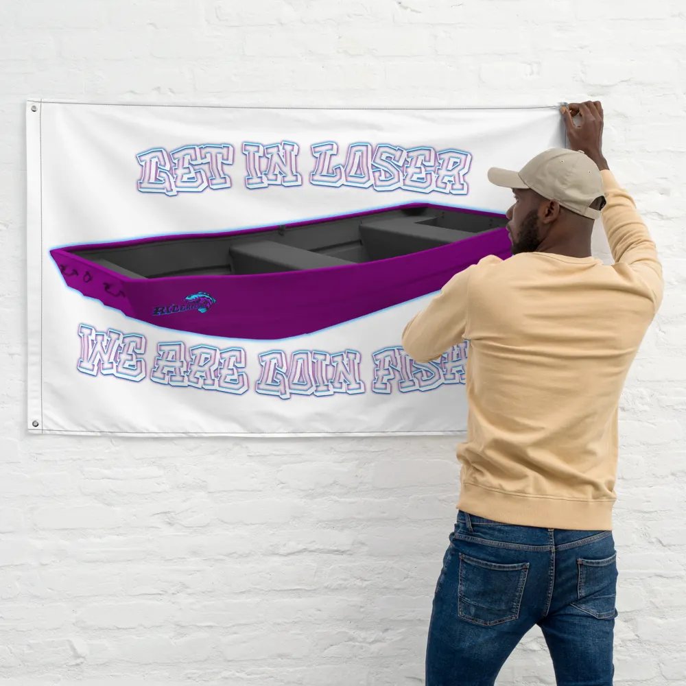 RicerMeanGirls white letter Flag product image (11)