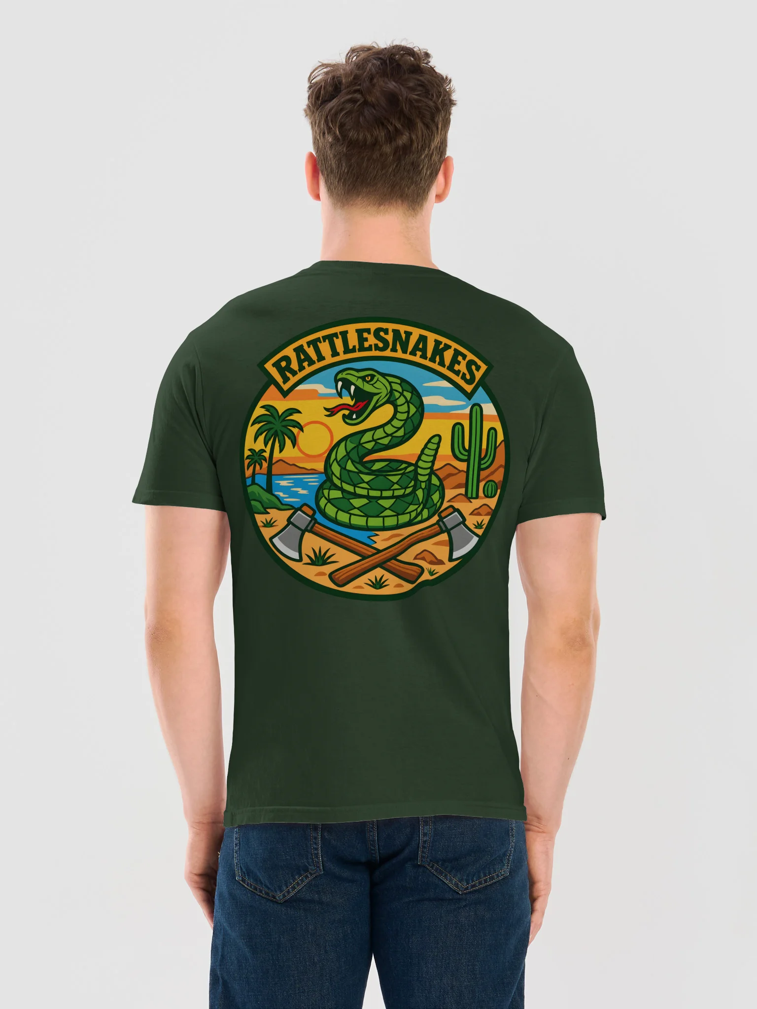 Green Patch Back Tee product image (1)