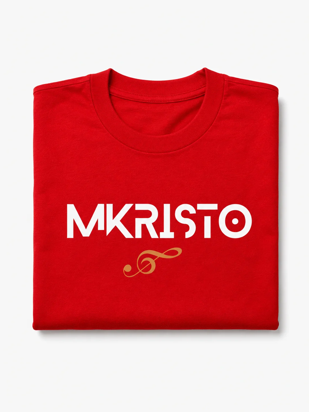 Red Mkristo Minimalist Music Logo Long Sleeve product image (2)
