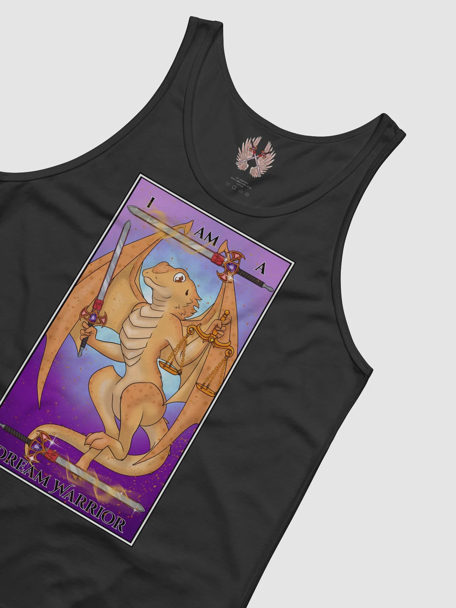 Day of the Dragon "Justice" Tarot Card Tank Top product image (19)