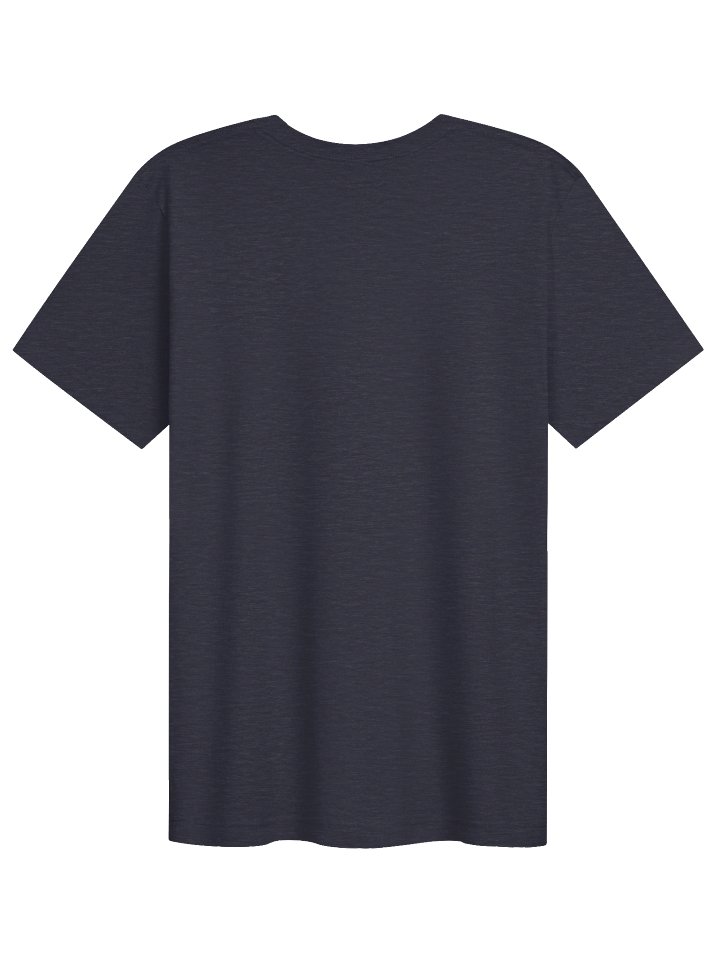 Team Zip Then Fasten Tee, Heather Navy Edition product image (2)