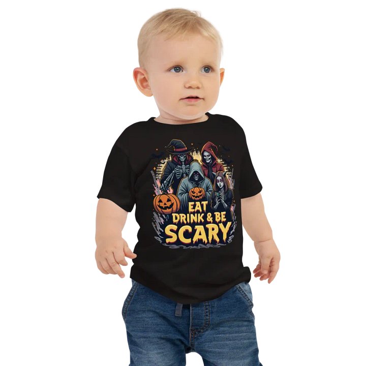 Eat Drink & Be Scary Baby Tee product image (1)