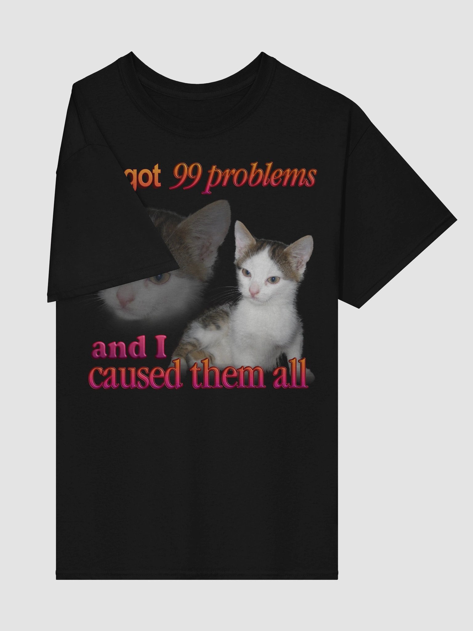 99 problems- Cat T-shirt product image (77)