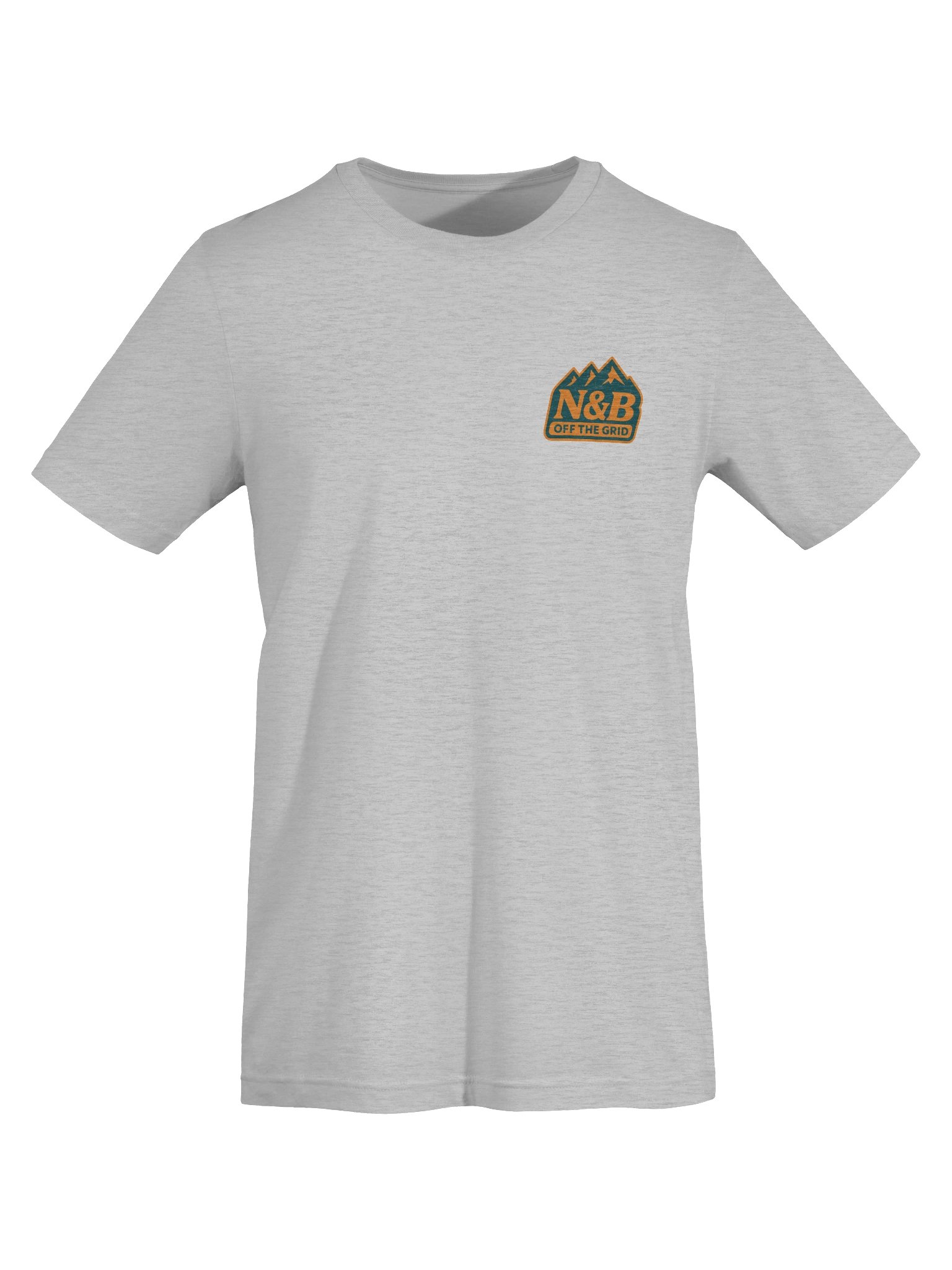 N&B Orange/Blue Off the Grid Grey Tee product image (7)