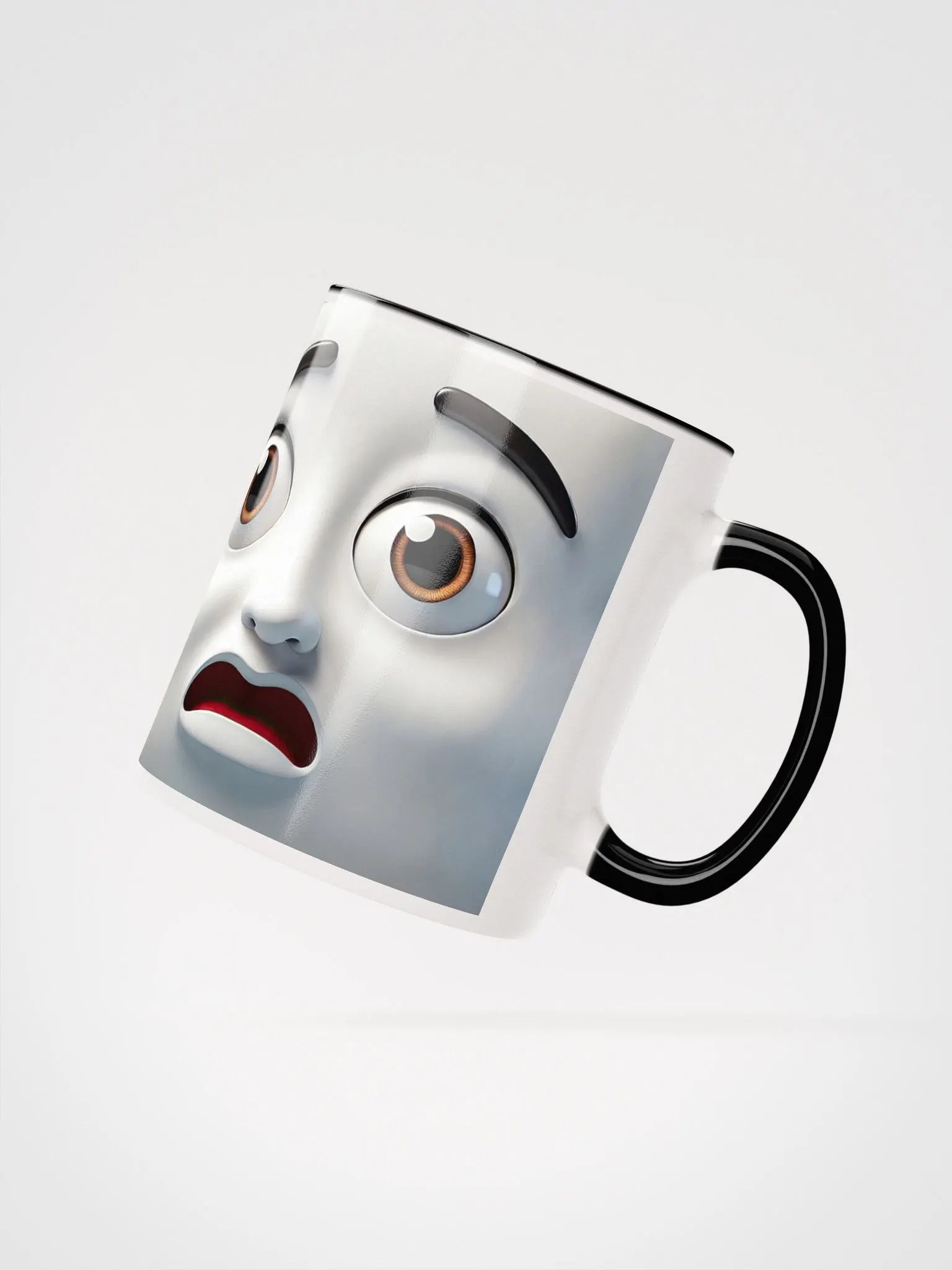 Surprised Expression Ceramic Mug product image (4)