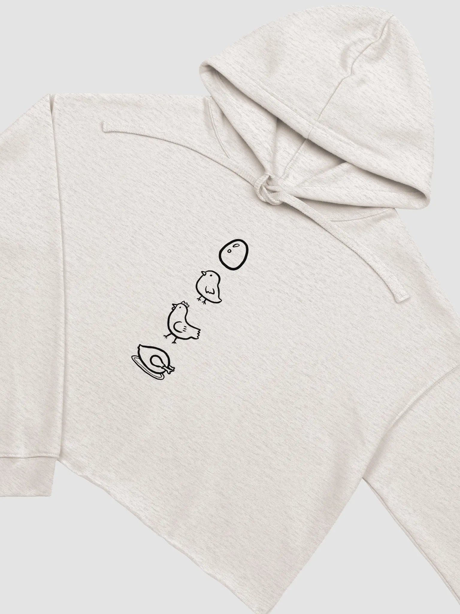 From Egg to Roast: Evolution Crop Hoodie product image (9)