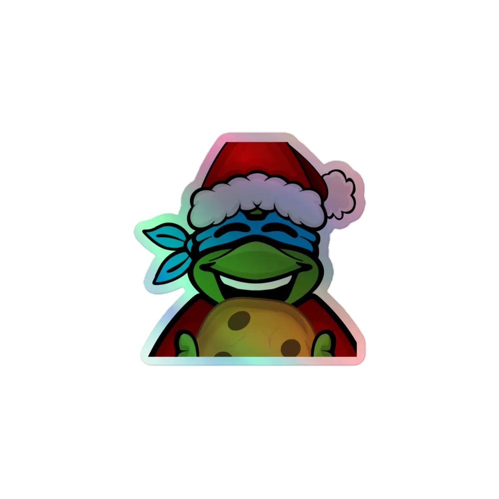 Santa Leo Holographic Sticker product image (1)