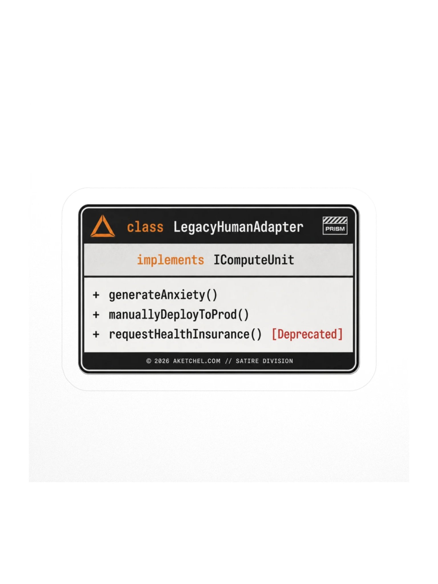 Legacy Human Adapter Sticker product image (1)