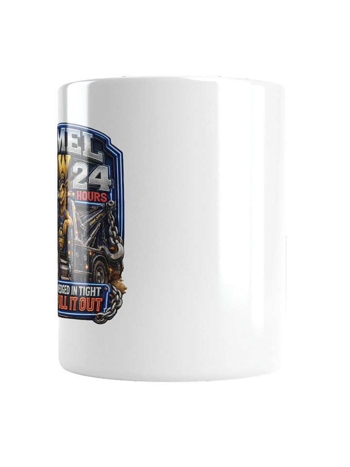 Camel Tow 24 Hours White Mug (Navy) product image (2)