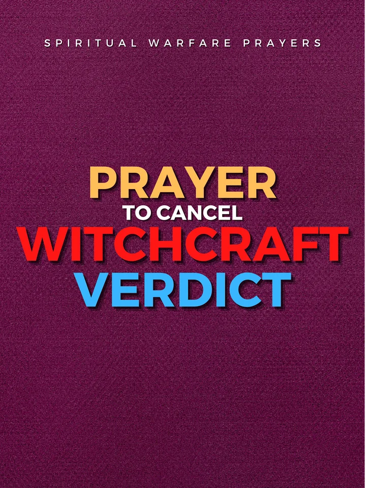 Prayer To Cancel Witchcraft Verdict product image (1)