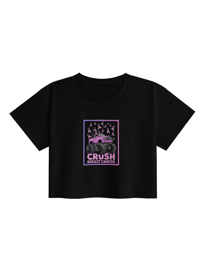 Women "Crush Breast Cancer" Crop Top product image (1)